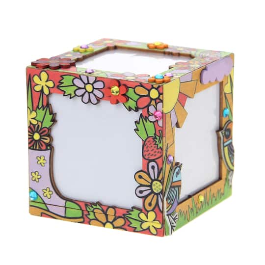 Spring Chick Wood Photo Cube Craft Kit by Creatology&#x2122;